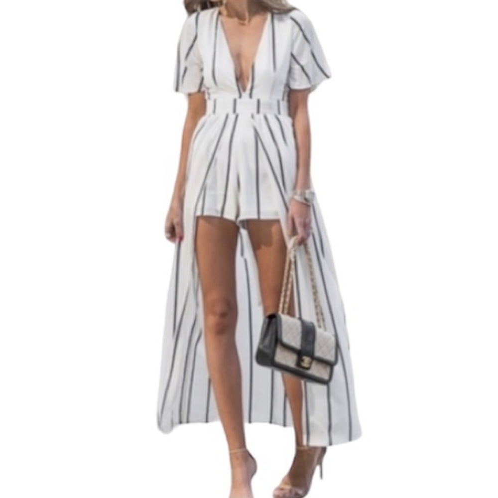 🎉HP🎉Striped Romper Dress